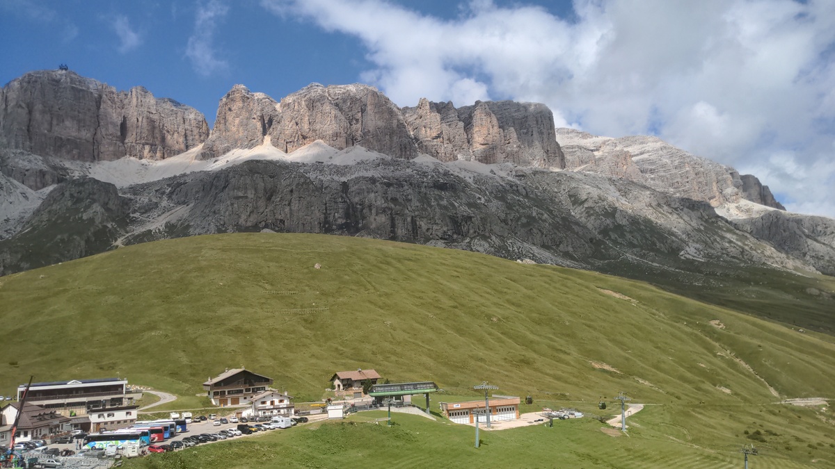 View from the Pordoi Pass