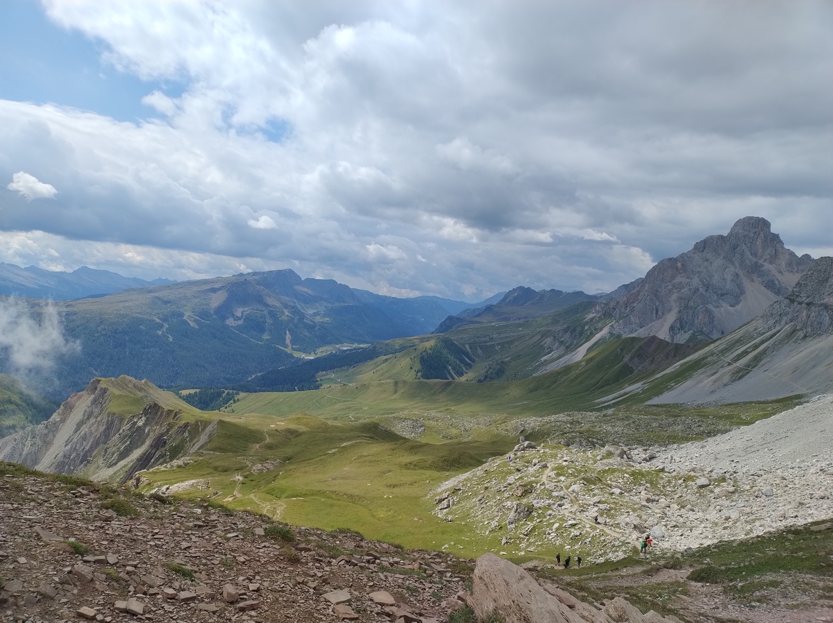 View from Forca Rossa to the Trentino side