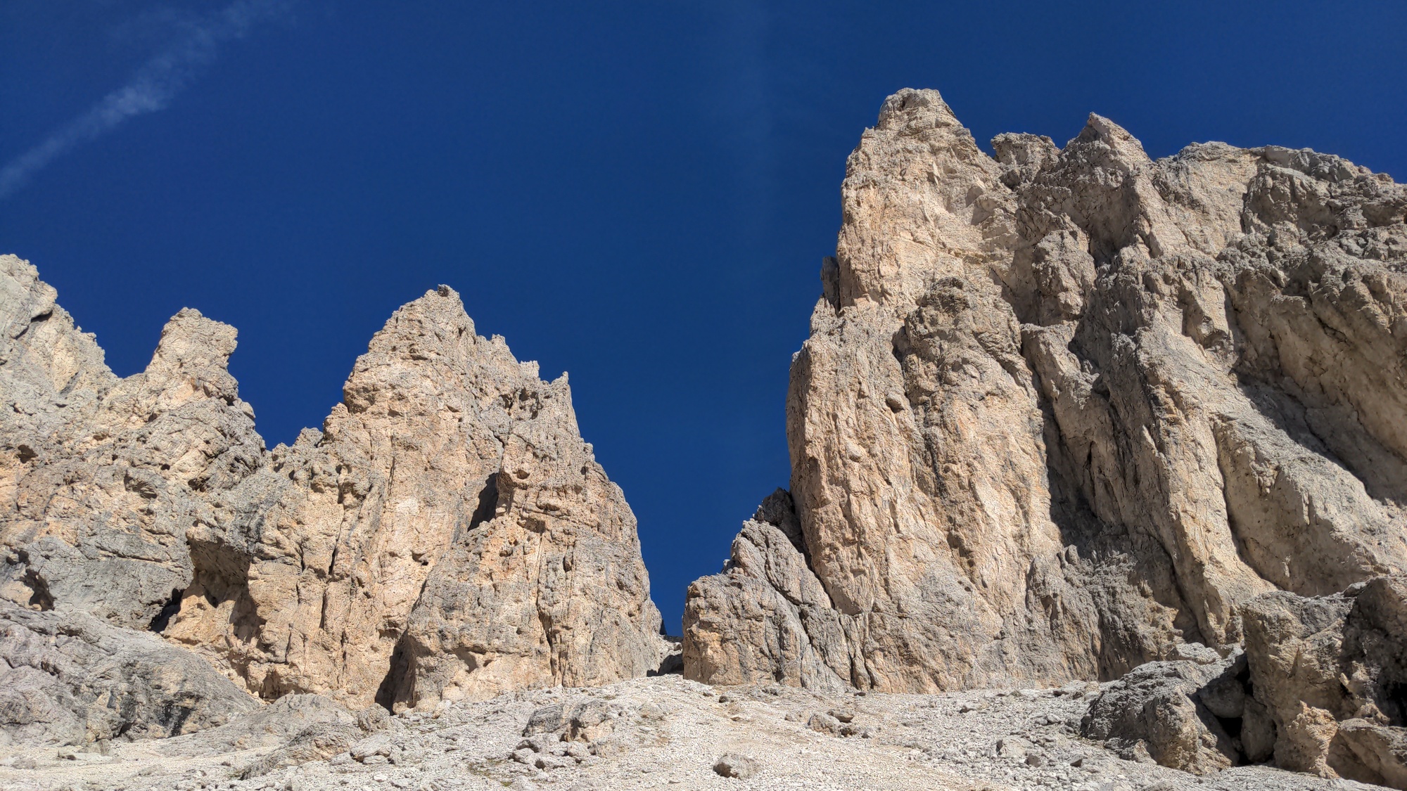 North view, towards the pass