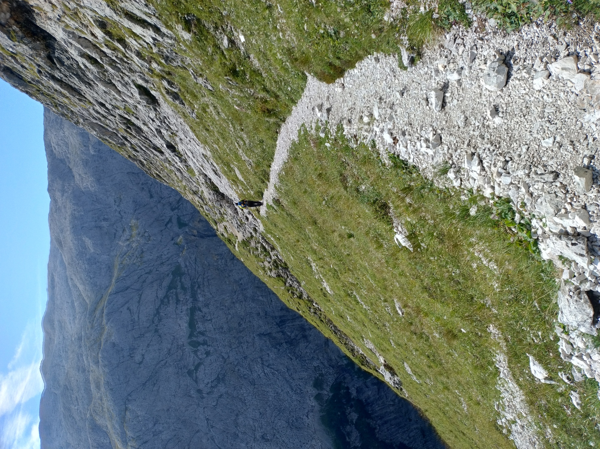 A picture of me walking on the Farangole trail