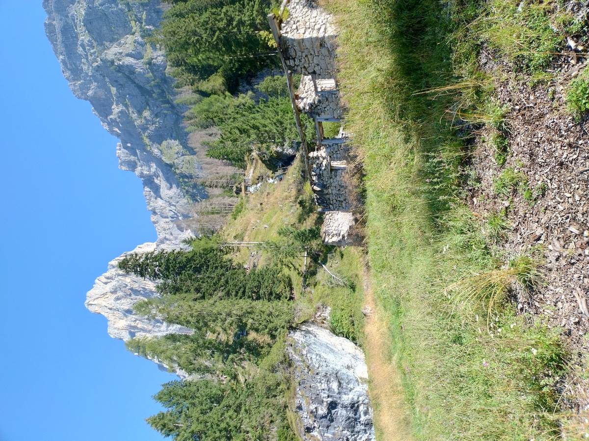The ruins of malga Pradidali