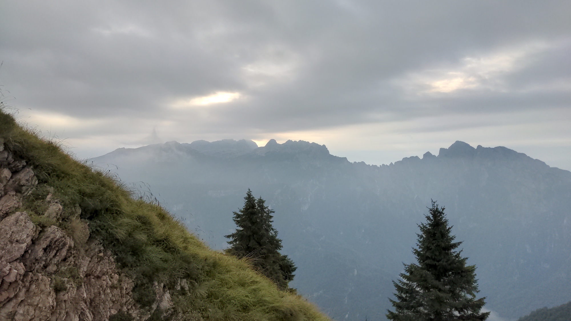 The view from Passo Alvis